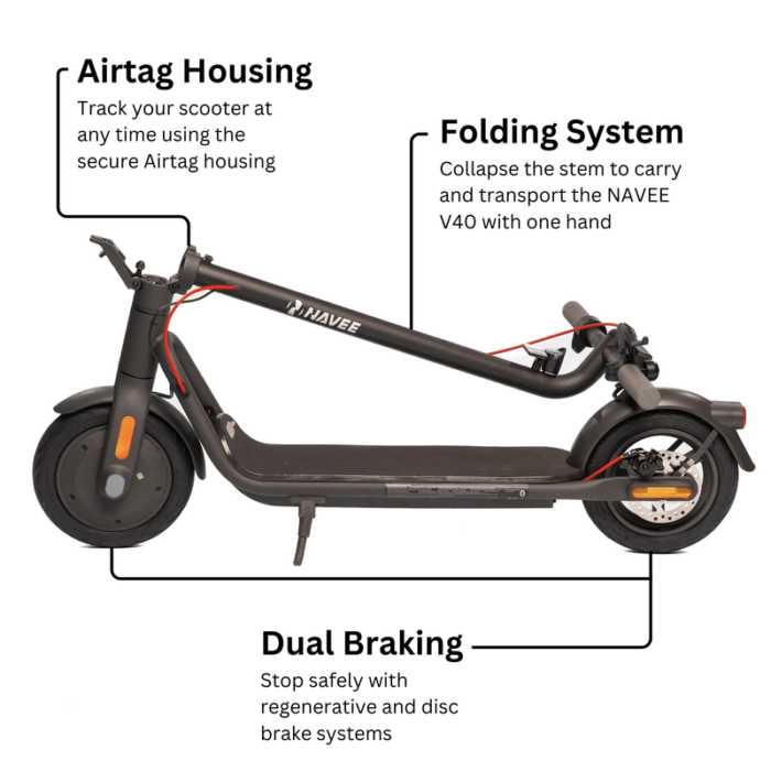 NAVEE V50 Foldable Electric Scooter